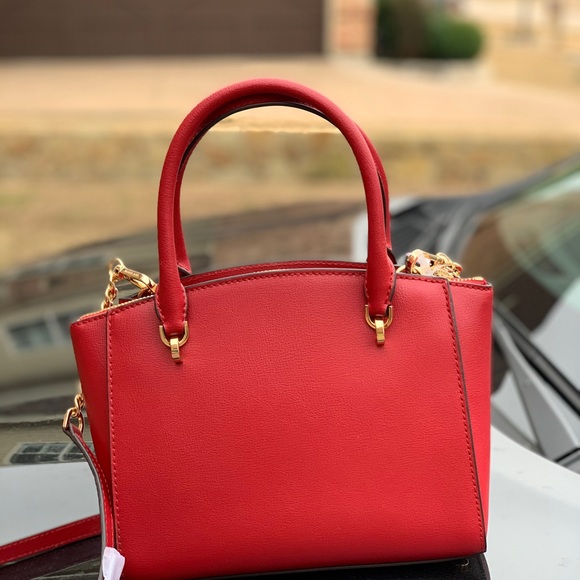 Michael kors studded small Ellis Conv satchel bag - Picture 4 of 8